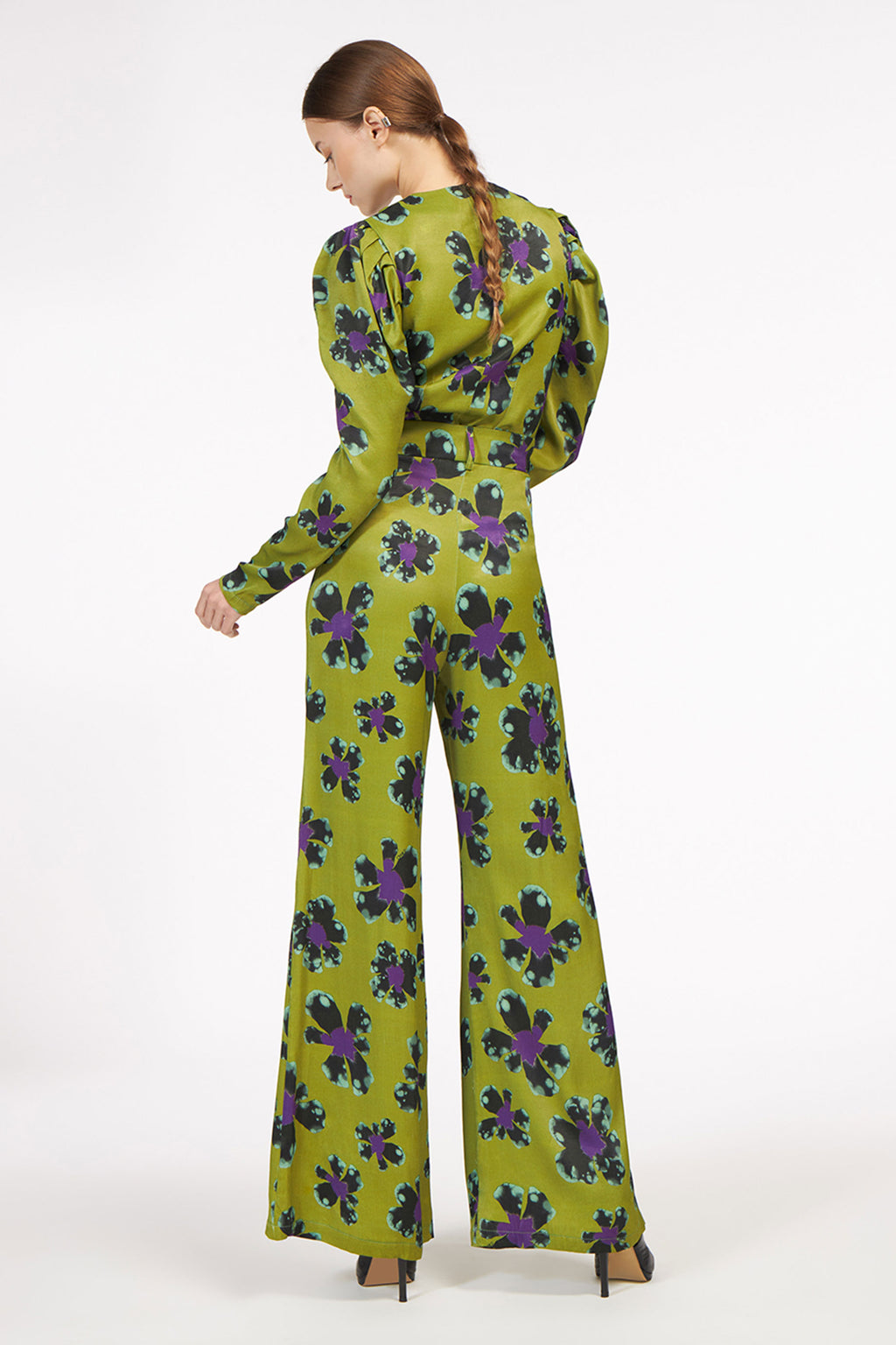 Zuma Pants Flowers Olive