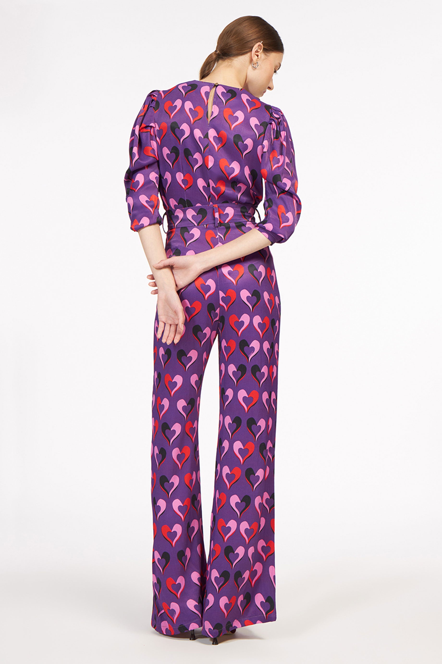 Zuma Pants Hearts Purple